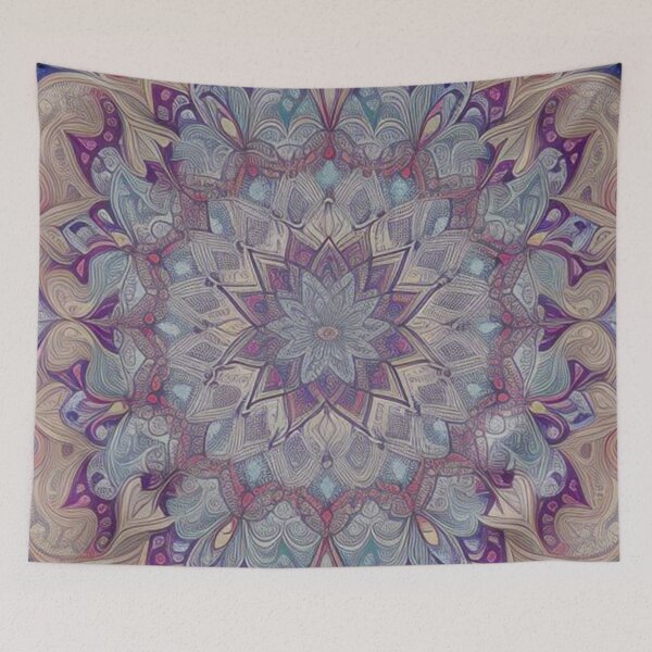 Item preview, pattern colorful mandala designed and sold by Only Good Vibes.