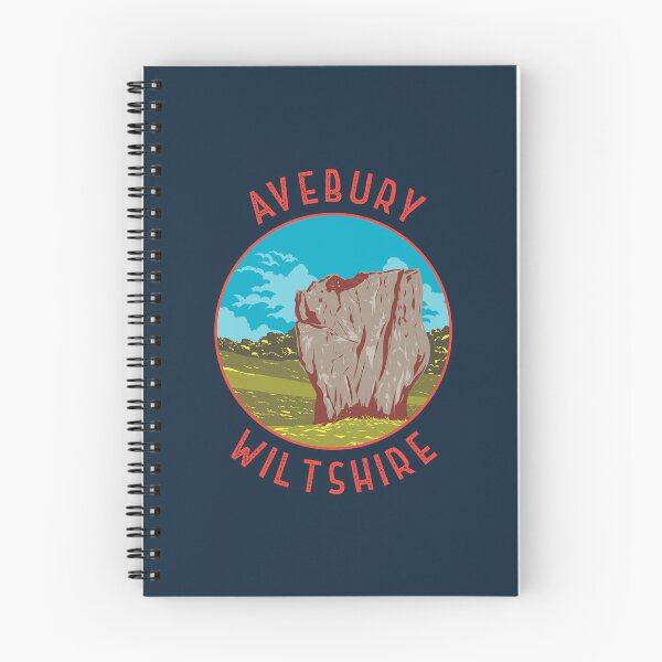 Item preview, Avebury Wiltshire Stone Circle Retro Distressed Circle designed and sold by KrisSidDesigns.