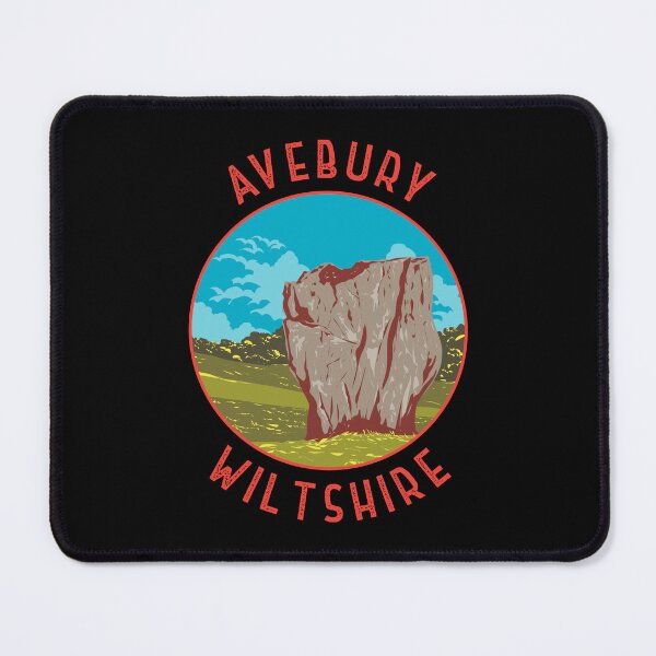 Item preview, Avebury Wiltshire Stone Circle Retro Distressed Circle designed and sold by KrisSidDesigns.