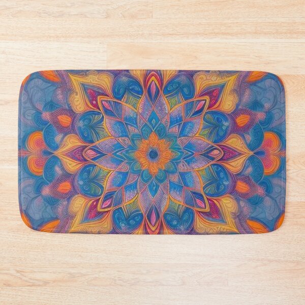Item preview, pattern colorful mandala designed and sold by Only Good Vibes.