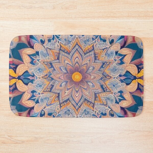 Item preview, pattern colorful mandala designed and sold by Only Good Vibes.