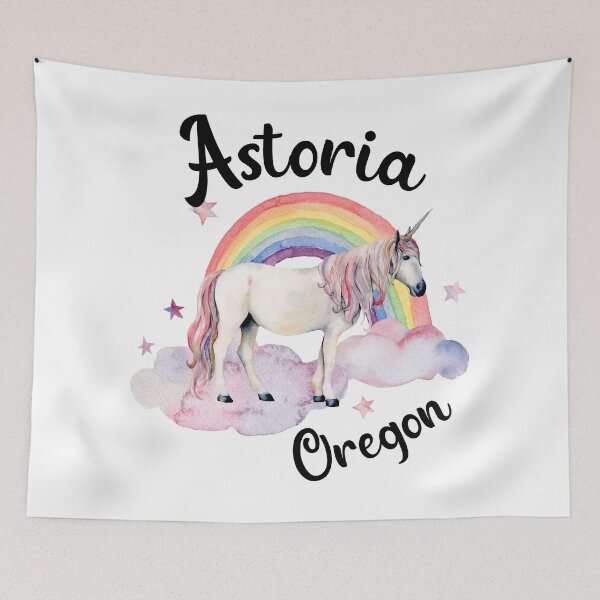 Item preview, Astoria Oregon - Unicorn of Oregon Coast designed and sold by WigOutlet.