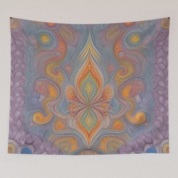Item preview, pattern colorful mandala designed and sold by Only Good Vibes.