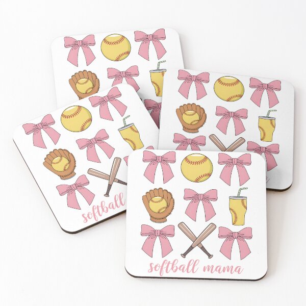 Item preview, Cute Softball Mama Design – Feminine Sports Lover Illustration designed and sold by Snifferius.