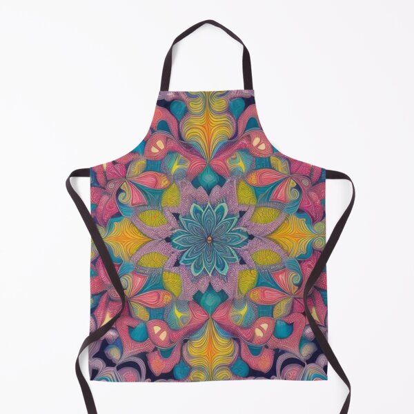 Item preview, pattern colorful mandala designed and sold by Only Good Vibes.