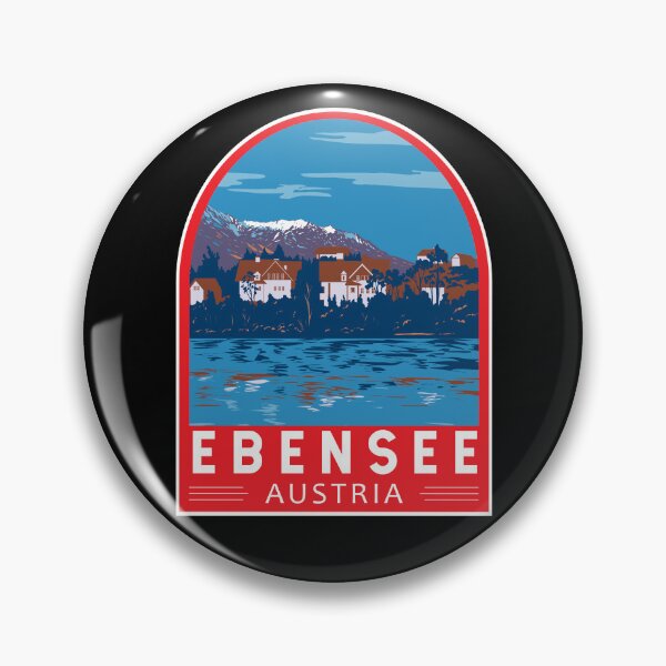 Item preview, Ebensee Austria Travel Art Emblem designed and sold by KrisSidDesigns.