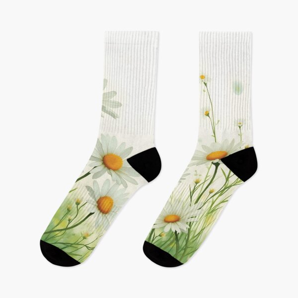 Item preview, Whispers of Spring – Watercolor Daisy Flowers in Bloom designed and sold by twisted-dot.