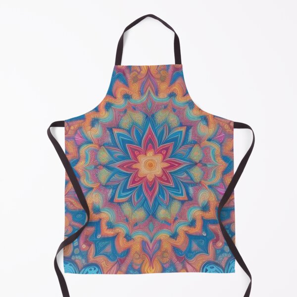 Item preview, pattern colorful mandala designed and sold by Only Good Vibes.