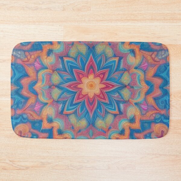 Item preview, pattern colorful mandala designed and sold by Only Good Vibes.