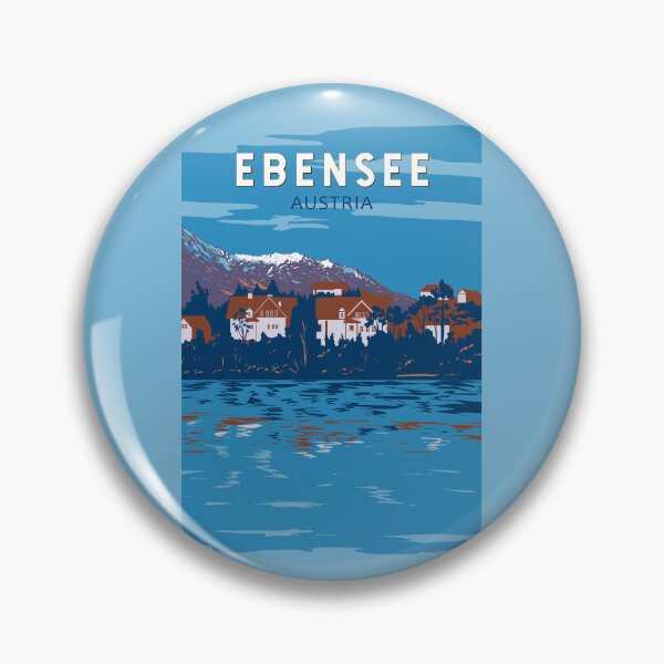Item preview, Ebensee Austria Travel Art Vintage designed and sold by KrisSidDesigns.