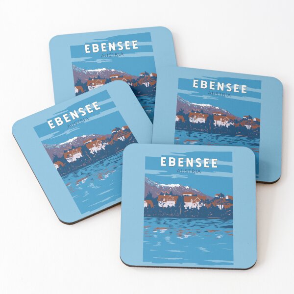 Item preview, Ebensee Austria Travel Art Vintage designed and sold by KrisSidDesigns.