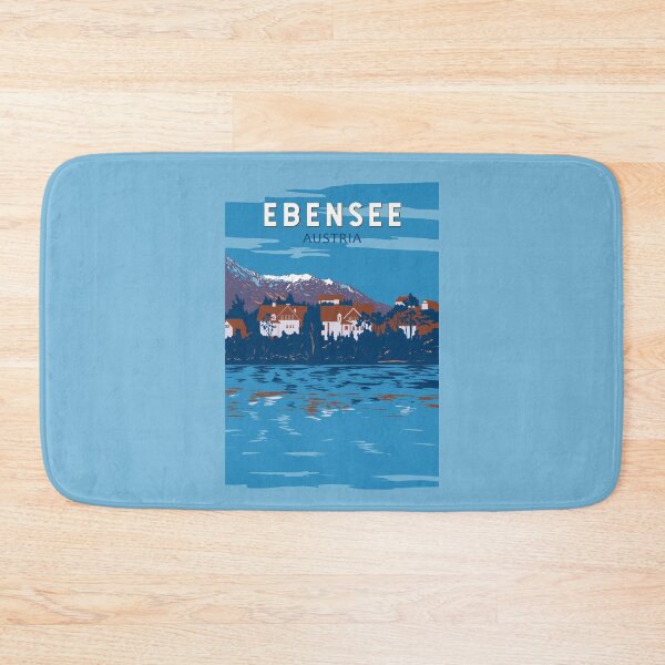 Item preview, Ebensee Austria Travel Art Vintage designed and sold by KrisSidDesigns.
