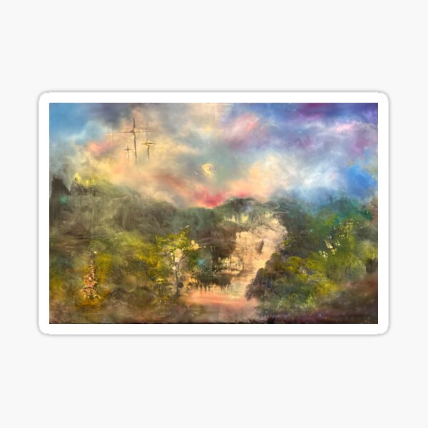 Item preview, bubblegum grove : original painting designed and sold by ShopbyZoeLauren.