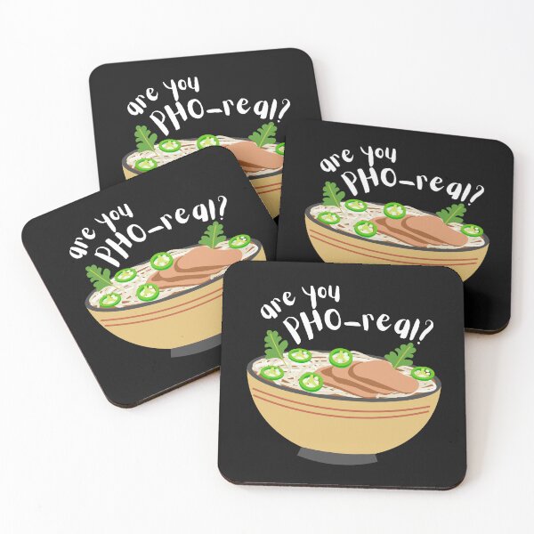Item preview, Copy of Are You Pho-Real? Funny Print in Black – Perfect for Food Lovers designed and sold by stxaris.