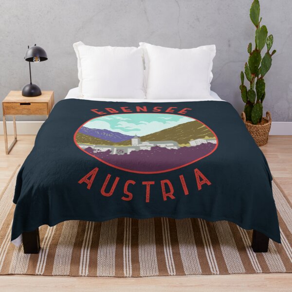 Item preview, Ebensee Austria Retro Distressed Circle designed and sold by KrisSidDesigns.