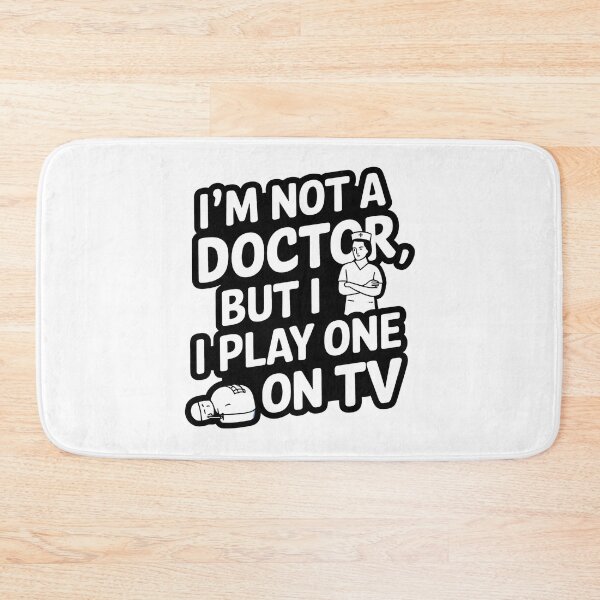 Item preview, I’m Not a Doctor, But I Play One on TV – Funny Medical Humor, Nurse & EMT Life, ER Tech Gift designed and sold by Cheerhub.