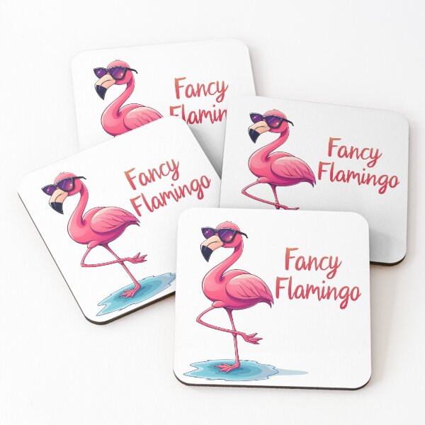 Item preview, Fancy Flamingo - Stylish Flamingo with Sunglasses designed and sold by Bulwshop.