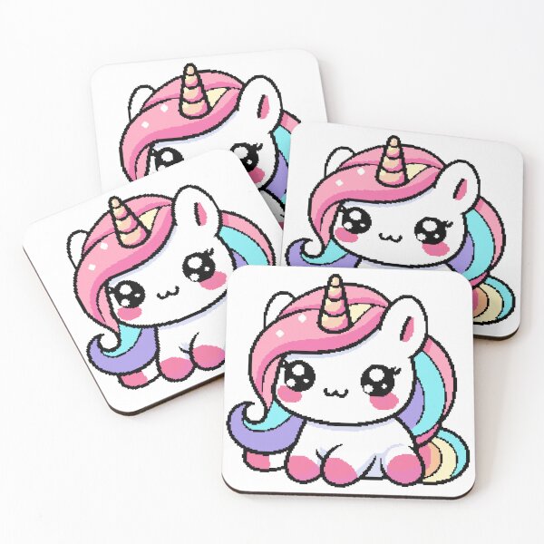 Item preview, cute unicorn | unicorn lover | pixel art  designed and sold by NoobyDraw.
