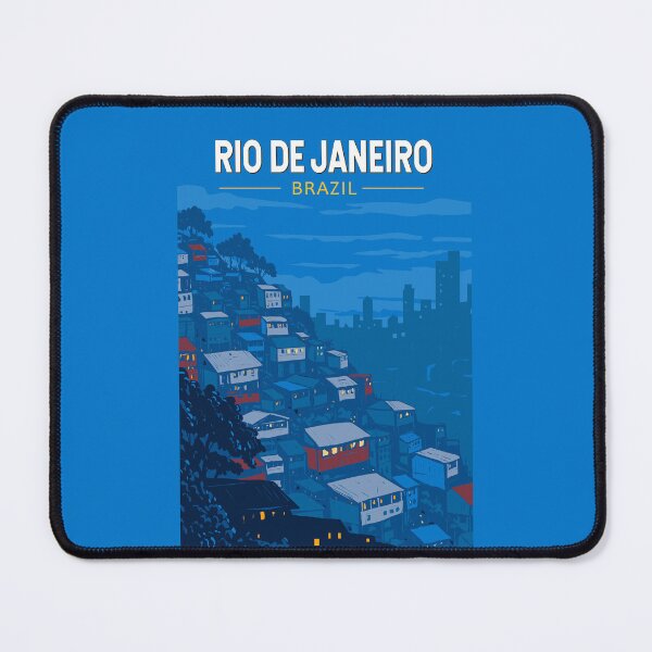 Item preview, Rio De Janeiro Brazil Favela Travel Art Vintage designed and sold by KrisSidDesigns.