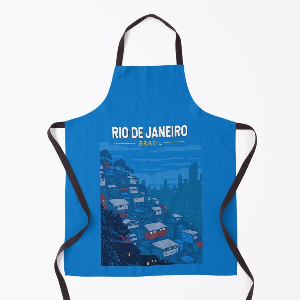 Item preview, Rio De Janeiro Brazil Favela Travel Art Vintage designed and sold by KrisSidDesigns.