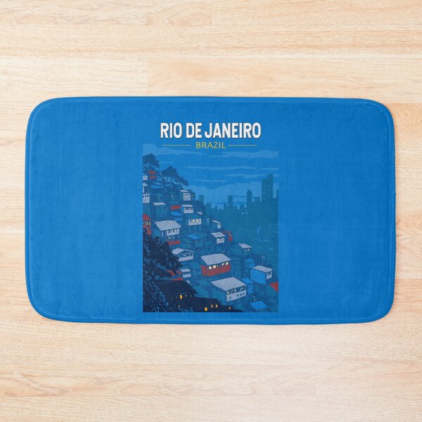 Item preview, Rio De Janeiro Brazil Favela Travel Art Vintage designed and sold by KrisSidDesigns.