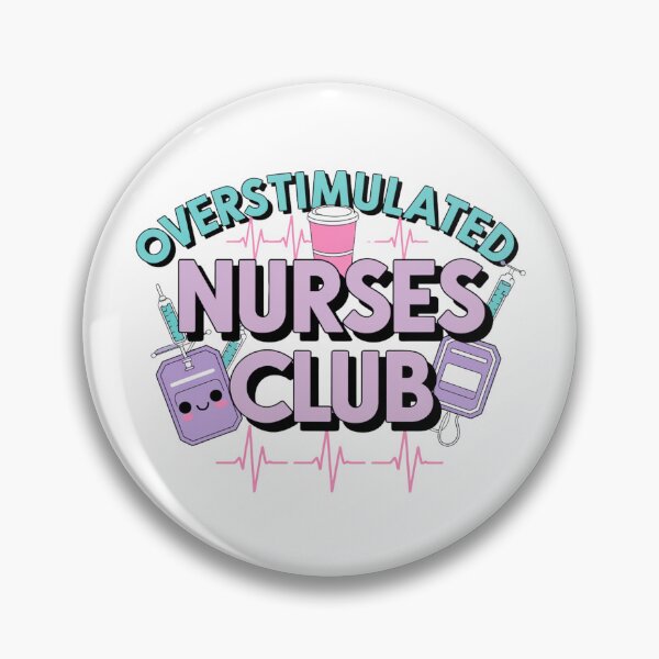 Artikelvorschau, Club der überreizten Krankenschwestern entworfen und verkauft von Cheerhub.