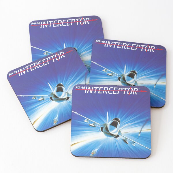 Item preview, F/A-18 Interceptor Game Cover designed and sold by Retr0Tshirts.