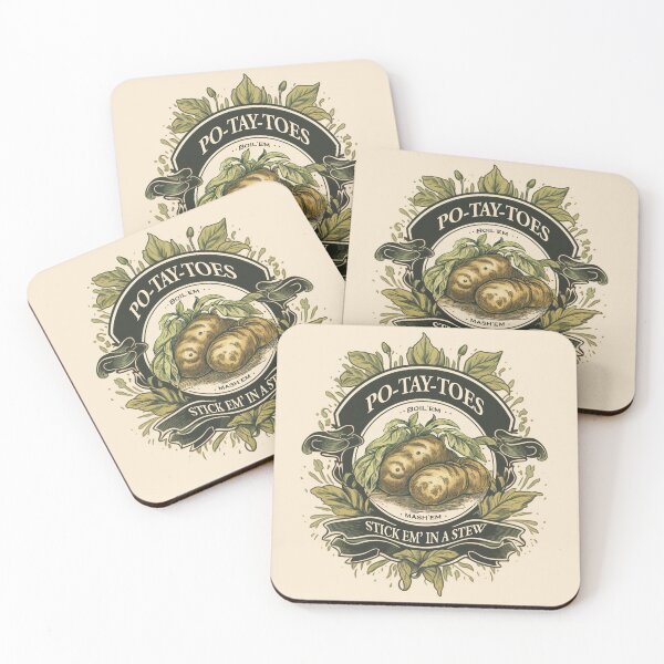Item preview, Potatoes: Boil em, Mash em, Stick em in a Stew! designed and sold by Studio Pandemonia.