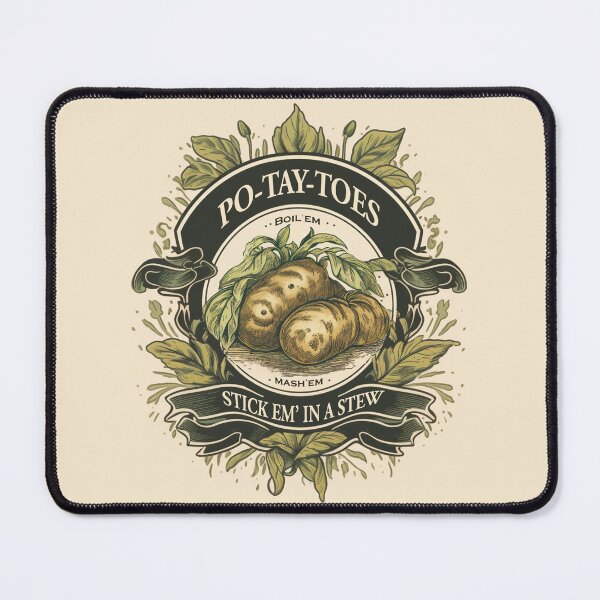 Item preview, Potatoes: Boil em, Mash em, Stick em in a Stew! designed and sold by Studio Pandemonia.