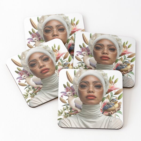 Item preview, Collage Wall Art T-shirt Design: GIRL WITH FRECKLES designed and sold by ForeverPrintsOK.