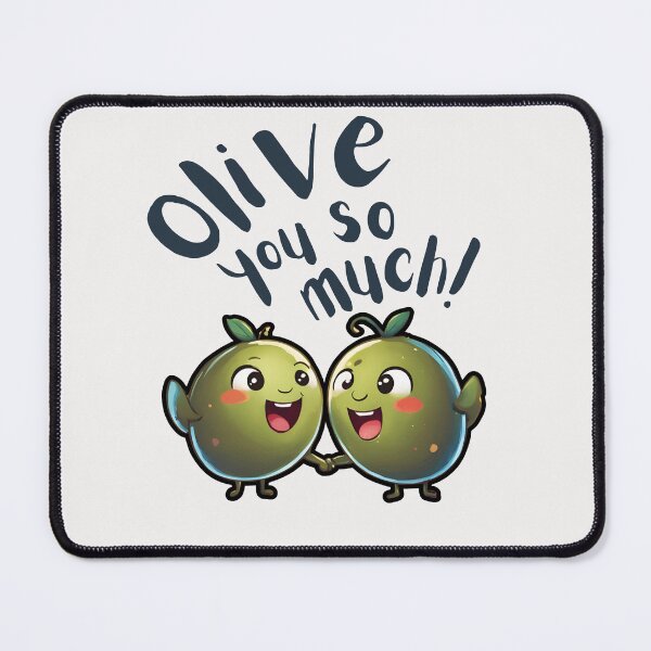 Item preview, Olive You So Much – Adorable Print for Lovers designed and sold by stxaris.