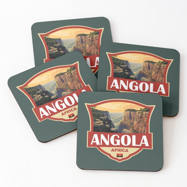 Item preview, Angola Illustration Retro Badge designed and sold by KrisSidDesigns.