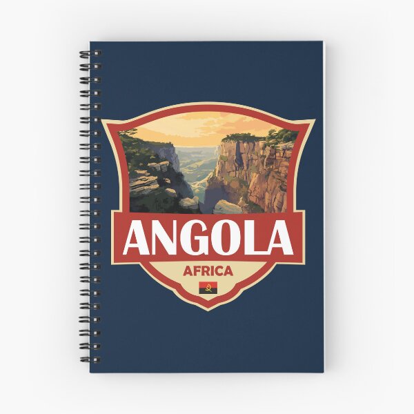 Item preview, Angola Illustration Retro Badge designed and sold by KrisSidDesigns.