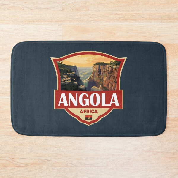 Item preview, Angola Illustration Retro Badge designed and sold by KrisSidDesigns.