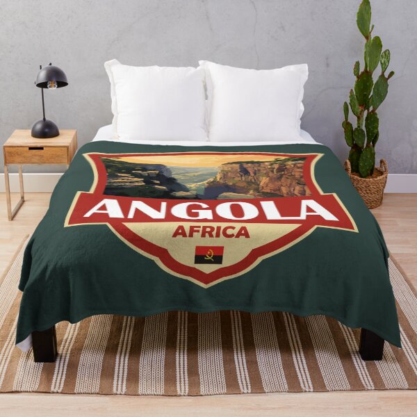 Item preview, Angola Illustration Retro Badge designed and sold by KrisSidDesigns.
