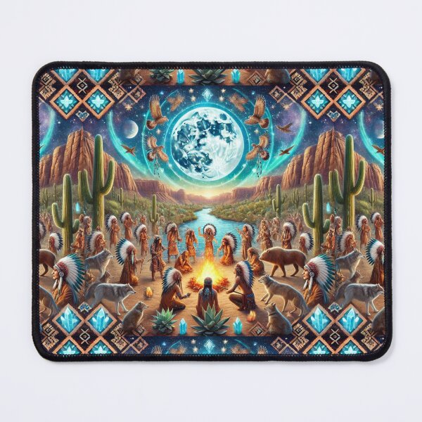 Item preview, Spirit of the Rain Dance – A Celestial Tribal Oasis designed and sold by Meta2Physical.