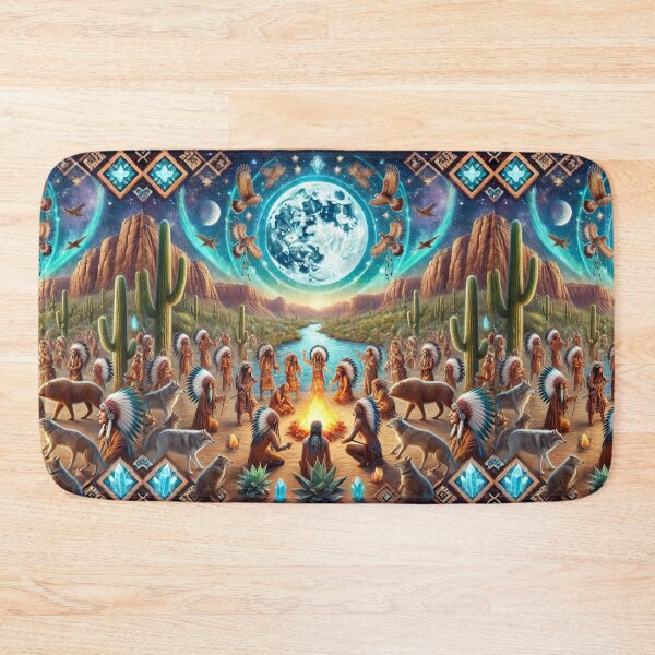 Item preview, Spirit of the Rain Dance – A Celestial Tribal Oasis designed and sold by Meta2Physical.
