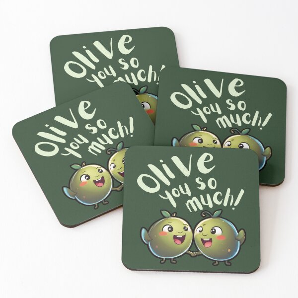 Item preview, Copy of Olive You So Much – Adorable Print for Lovers designed and sold by stxaris.