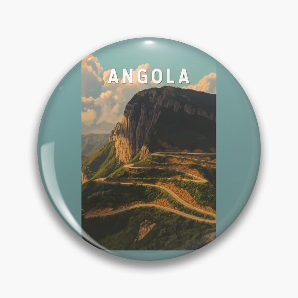 Item preview, Angola Illustration Travel Art Vintage designed and sold by KrisSidDesigns.