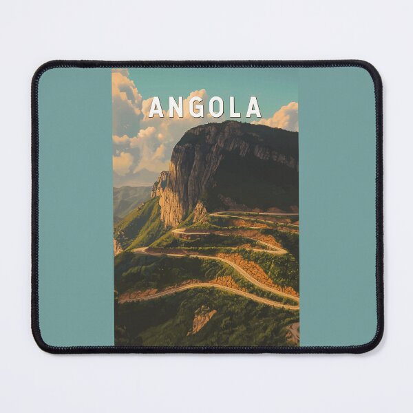 Item preview, Angola Illustration Travel Art Vintage designed and sold by KrisSidDesigns.