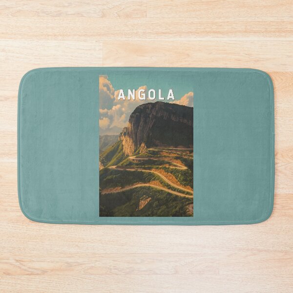 Item preview, Angola Illustration Travel Art Vintage designed and sold by KrisSidDesigns.