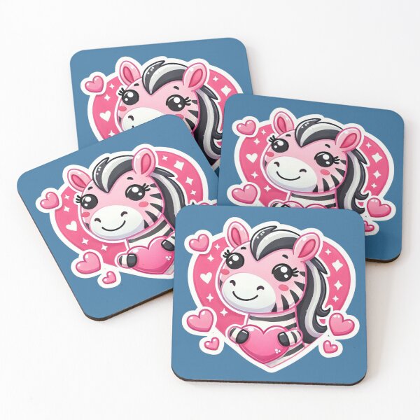 Item preview, Cute Valentine Pink Zebra designed and sold by ArtistEmbrace.