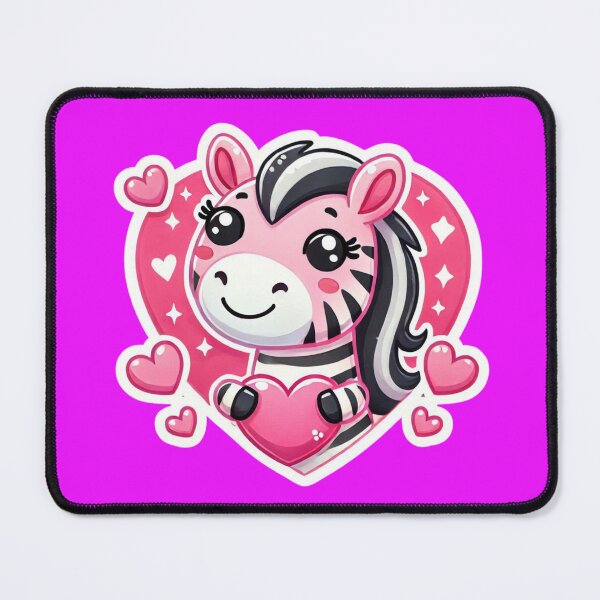 Item preview, Cute Valentine Pink Zebra designed and sold by ArtistEmbrace.
