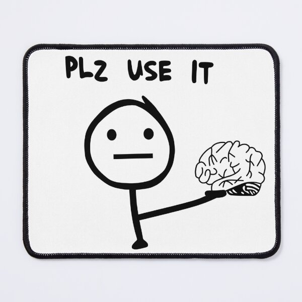 Item preview, Please use your brain! designed and sold by YumeKurenai.
