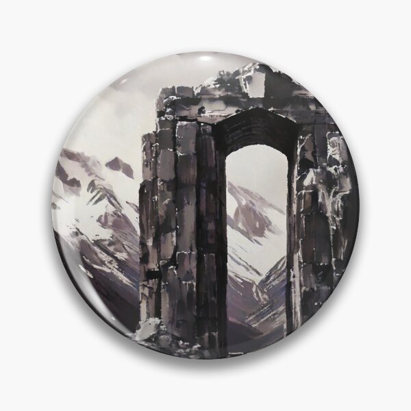 Item preview, The Silent Gate of the Frozen Peaks designed and sold by AM FineArtPrints.