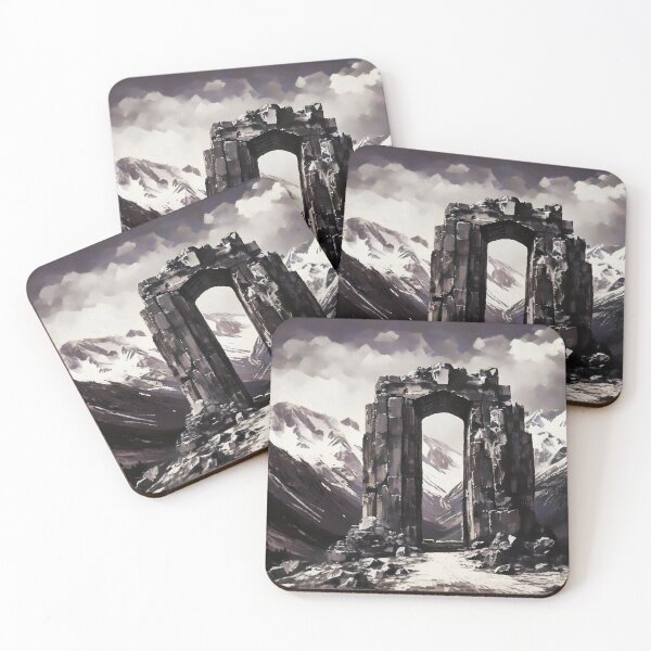 Item preview, The Silent Gate of the Frozen Peaks designed and sold by AM FineArtPrints.