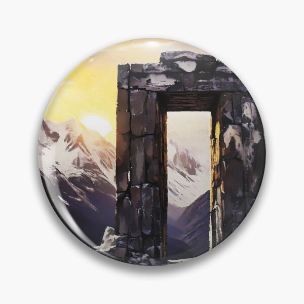 Item preview, The Silent Gate of the Frozen Peaks designed and sold by AM FineArtPrints.