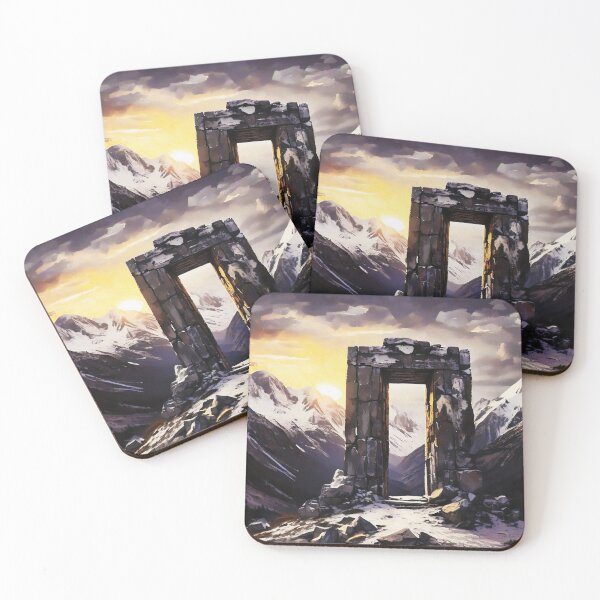 Item preview, The Silent Gate of the Frozen Peaks designed and sold by AM FineArtPrints.