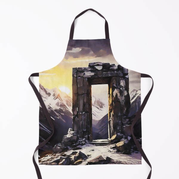 Item preview, The Silent Gate of the Frozen Peaks designed and sold by AM FineArtPrints.