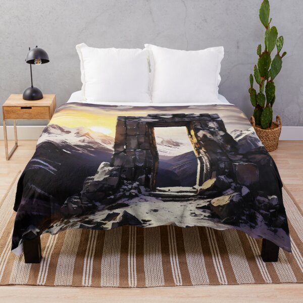 Item preview, The Silent Gate of the Frozen Peaks designed and sold by AM FineArtPrints.